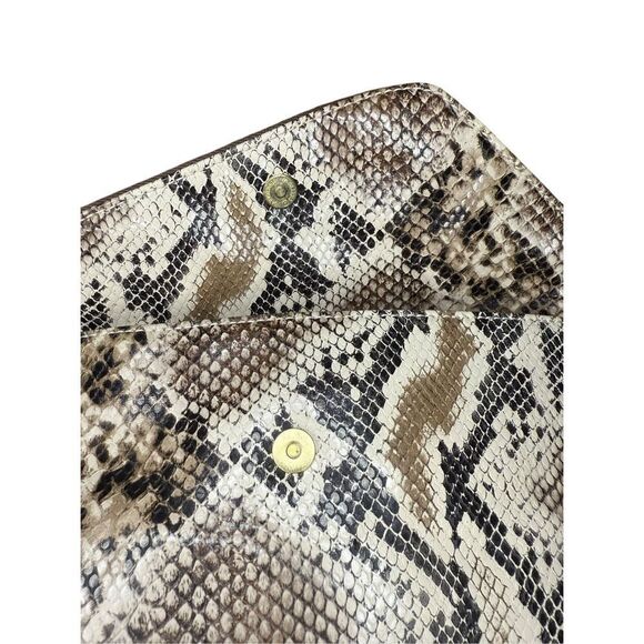 ALDO Clutch Bag Asymmetrical Snakeskin Animal Print Small Bag - Picture 6 of 7